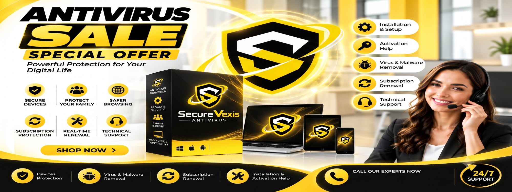 EliteCyber Shield 24/7 Security Support